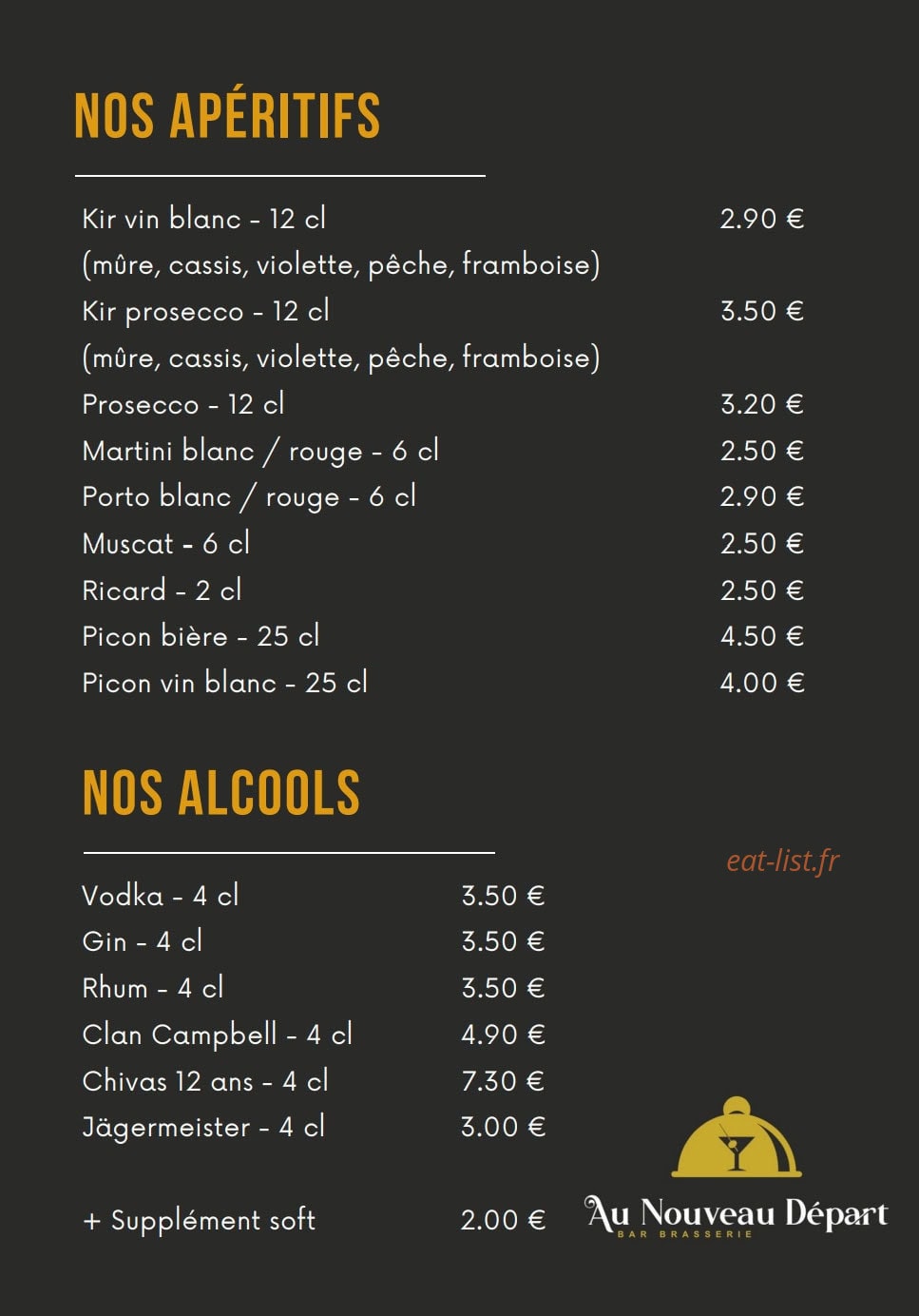Au Nouveau Départ — carte page 7