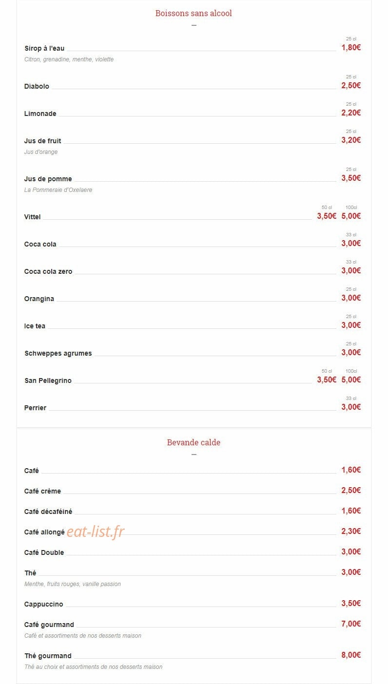 Diablo Pizza — carte page 8