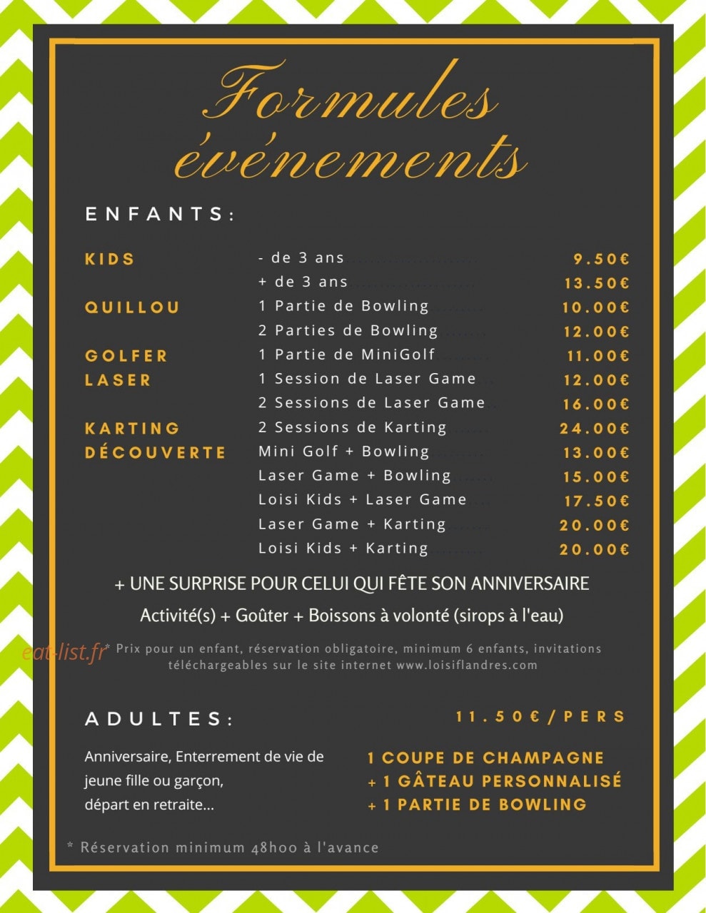 L'estaminet — carte page 15