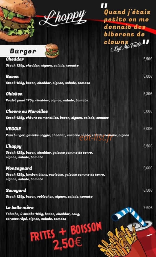 L'happy by Ma tante — carte page 3