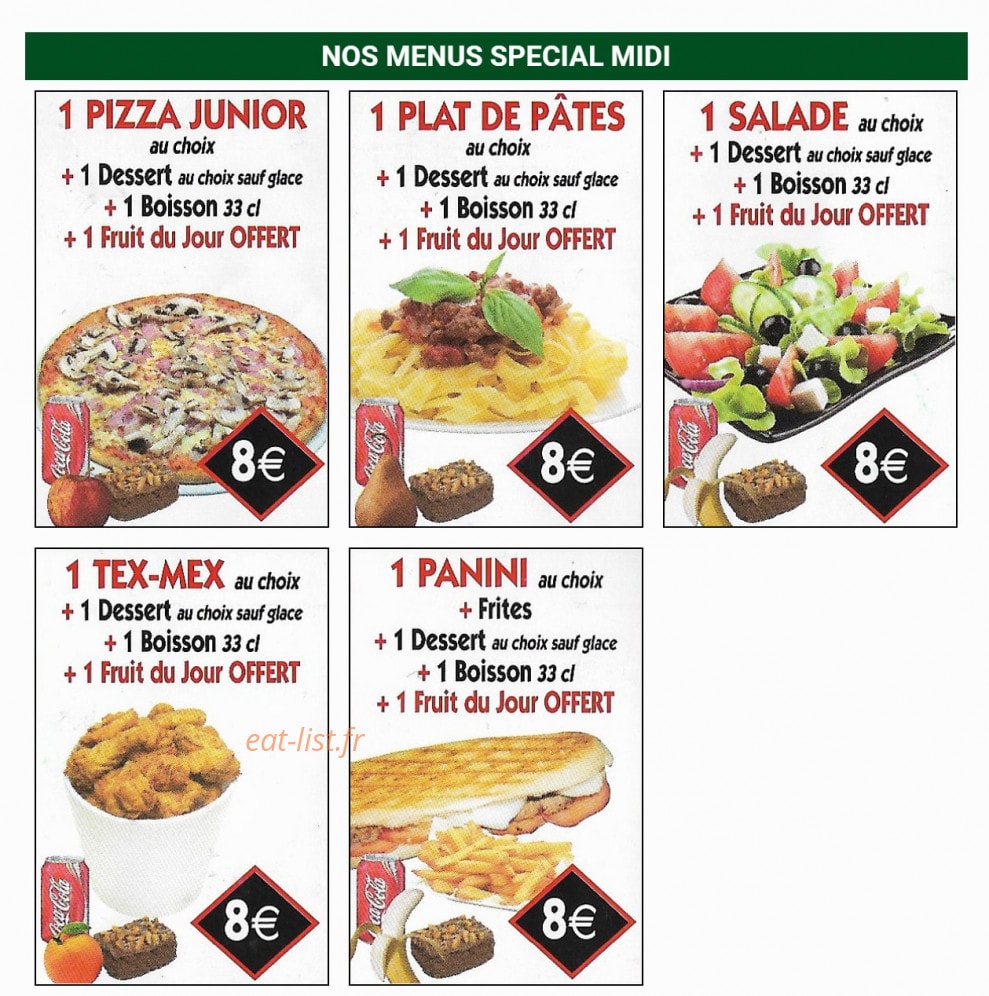 Subito Pizza — carte page 5