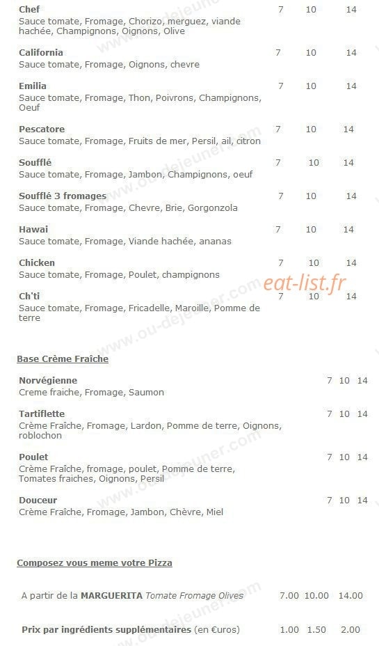 L'oriental — carte page 4