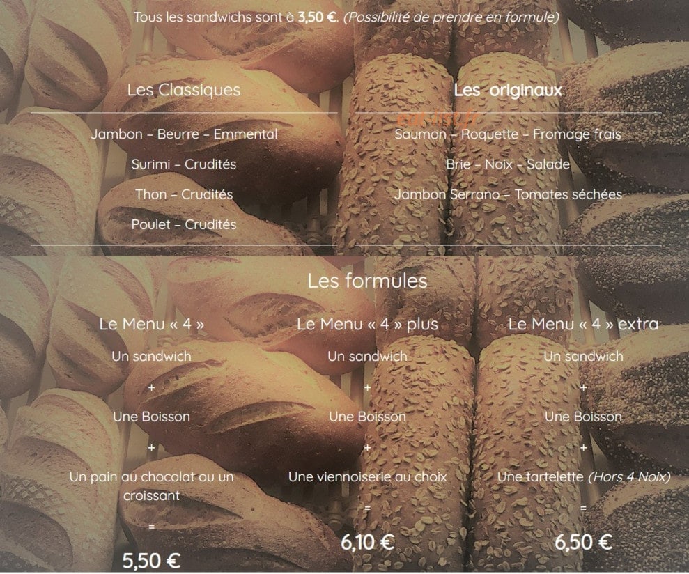 4 Graines — carte page 1