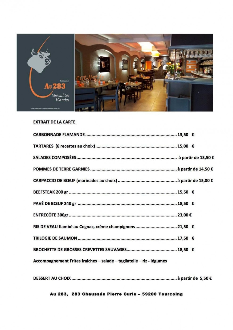 Au 283 — carte page 1