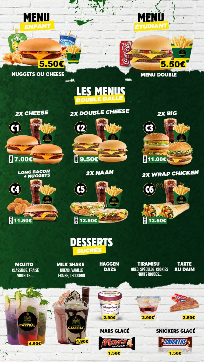 Authentic cass’dal — carte page 4