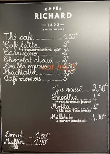 Billy's — carte page 3