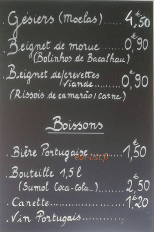 Casa Frango — carte page 2
