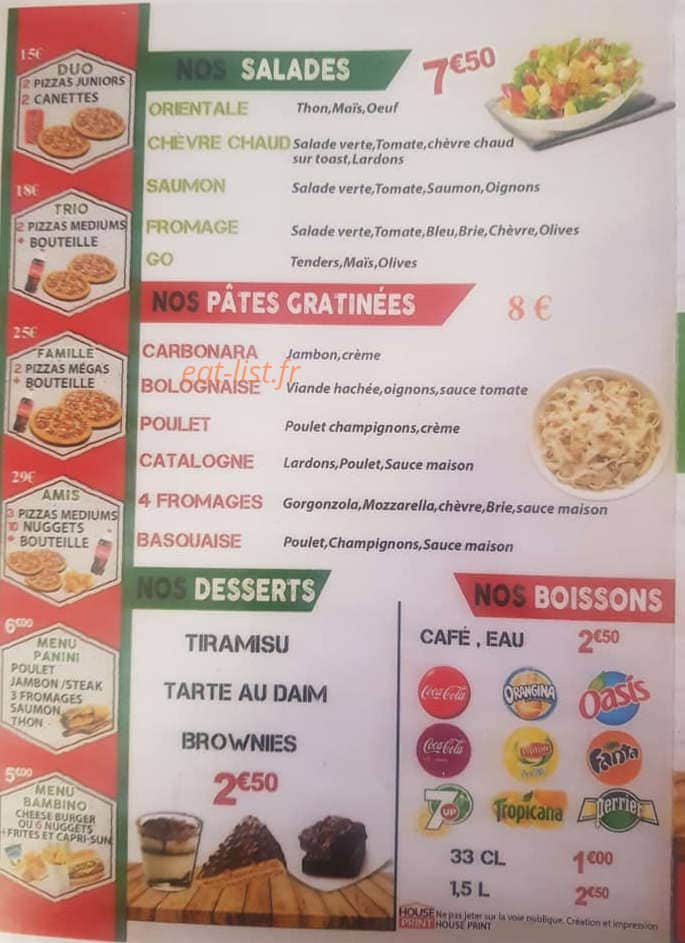 Go pizza — carte page 4