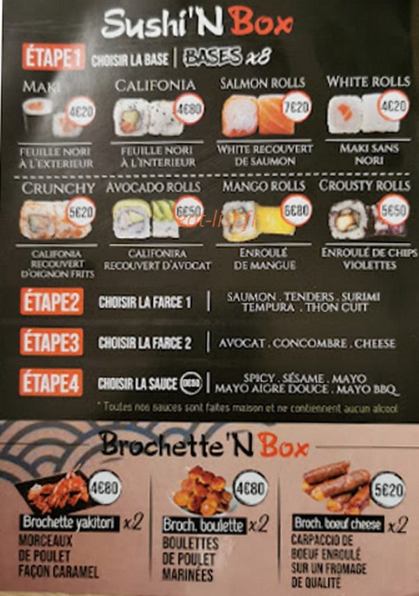 Jap n Thai — carte page 4