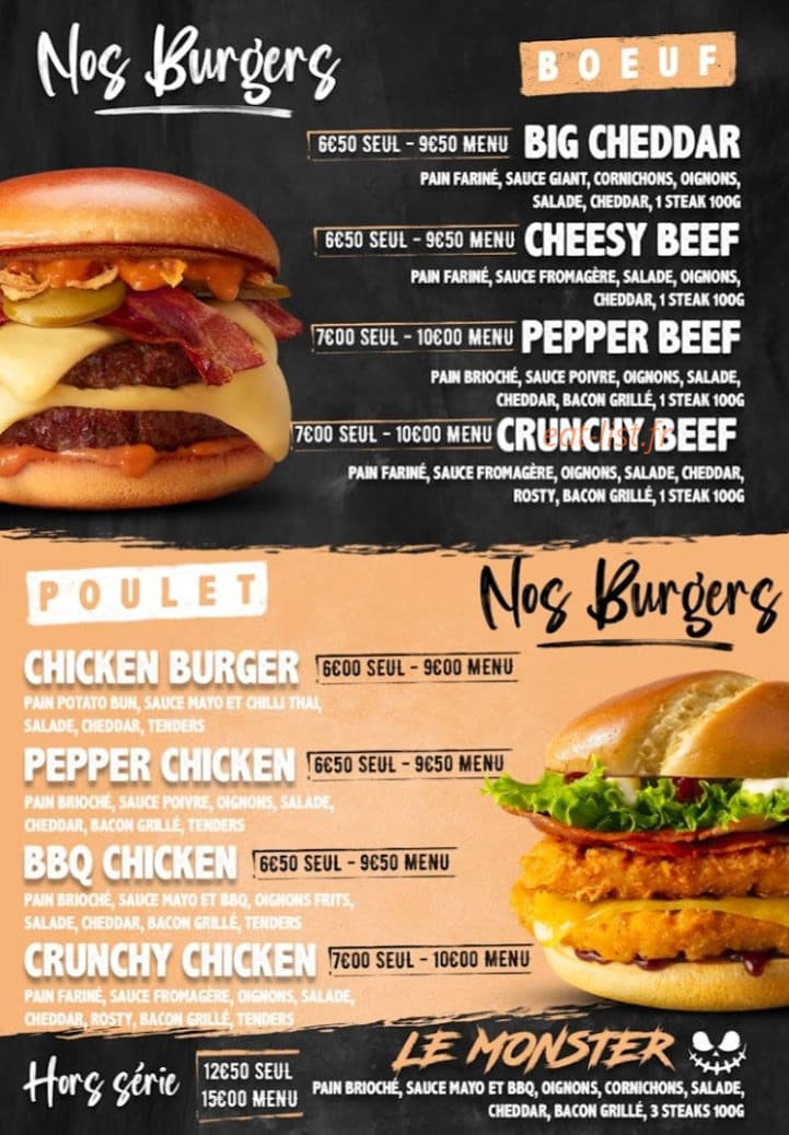 Kf Burger — carte page 2