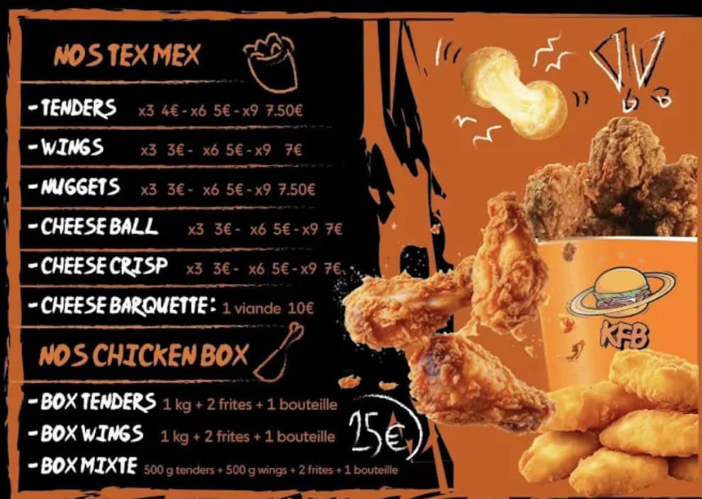Kf Burger — carte page 3