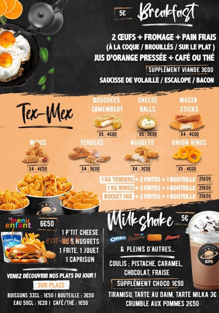 Kf Burger — carte page 4