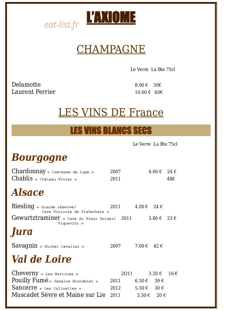 L'Axiome — carte page 9