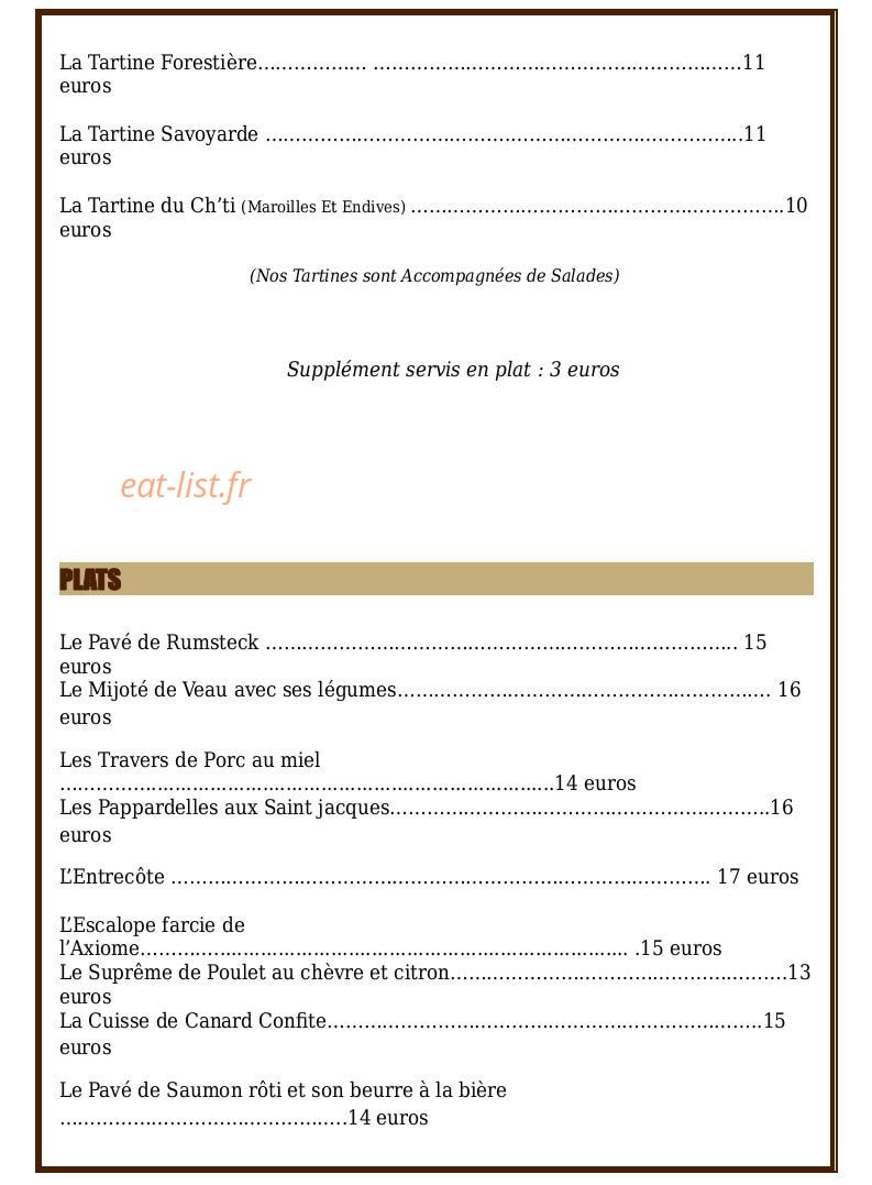 L'Axiome — carte page 4