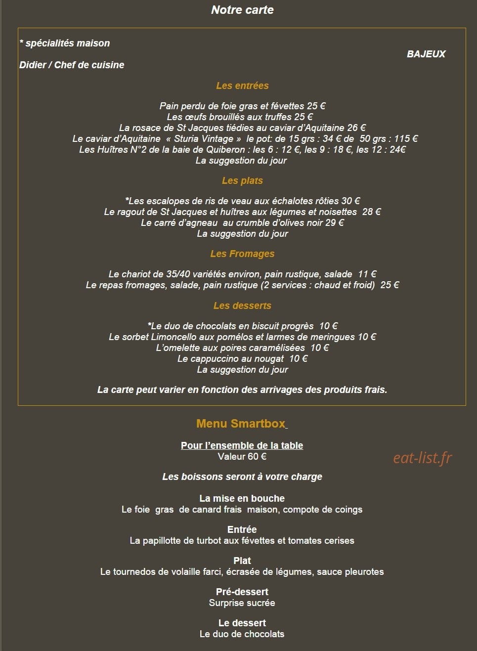 La Baratte — carte page 4