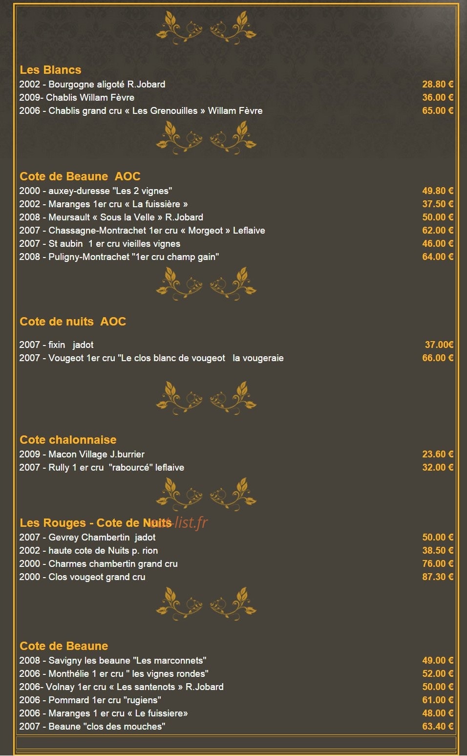 La Baratte — carte page 6
