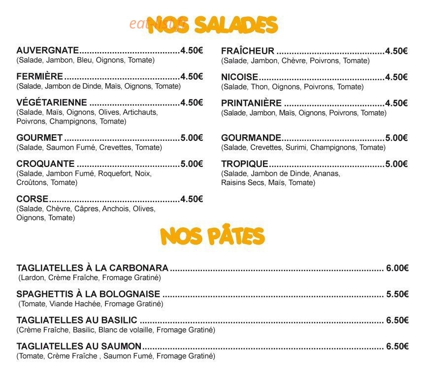 La Capricieuse — carte page 2