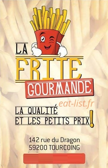 La frite gourmande — carte page 1