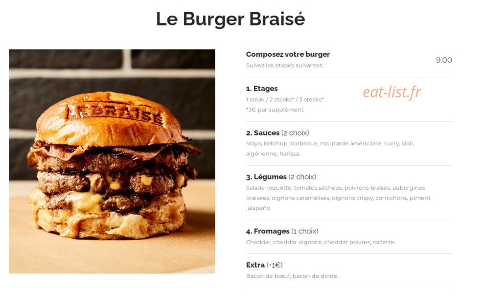 Le Braisé — carte page 2