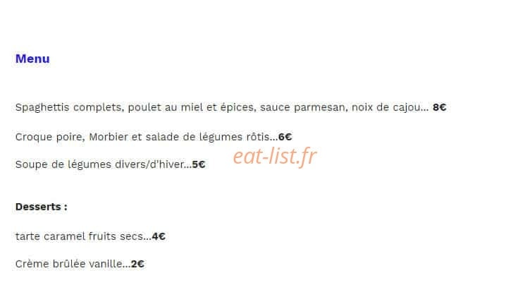 Le Grand Mix — carte page 1