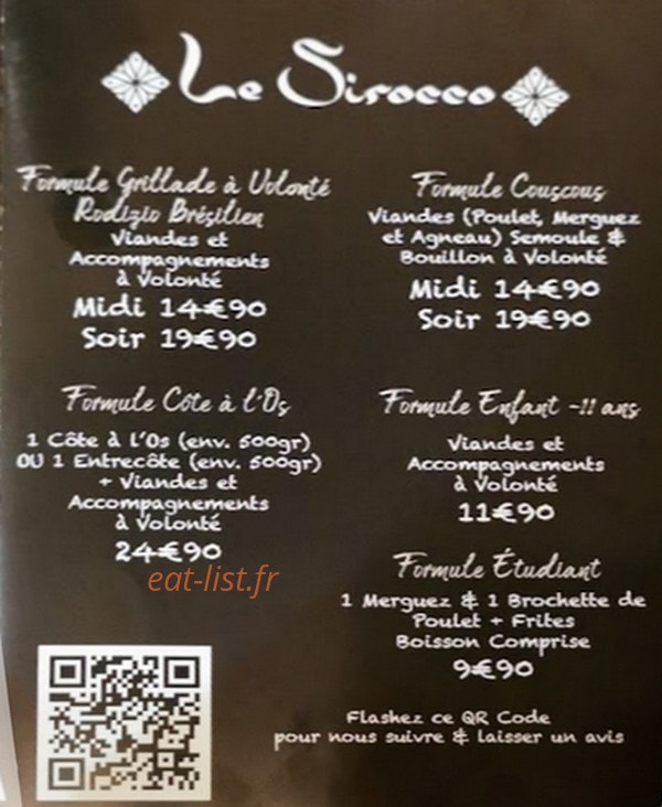 Le sirocco — carte page 1