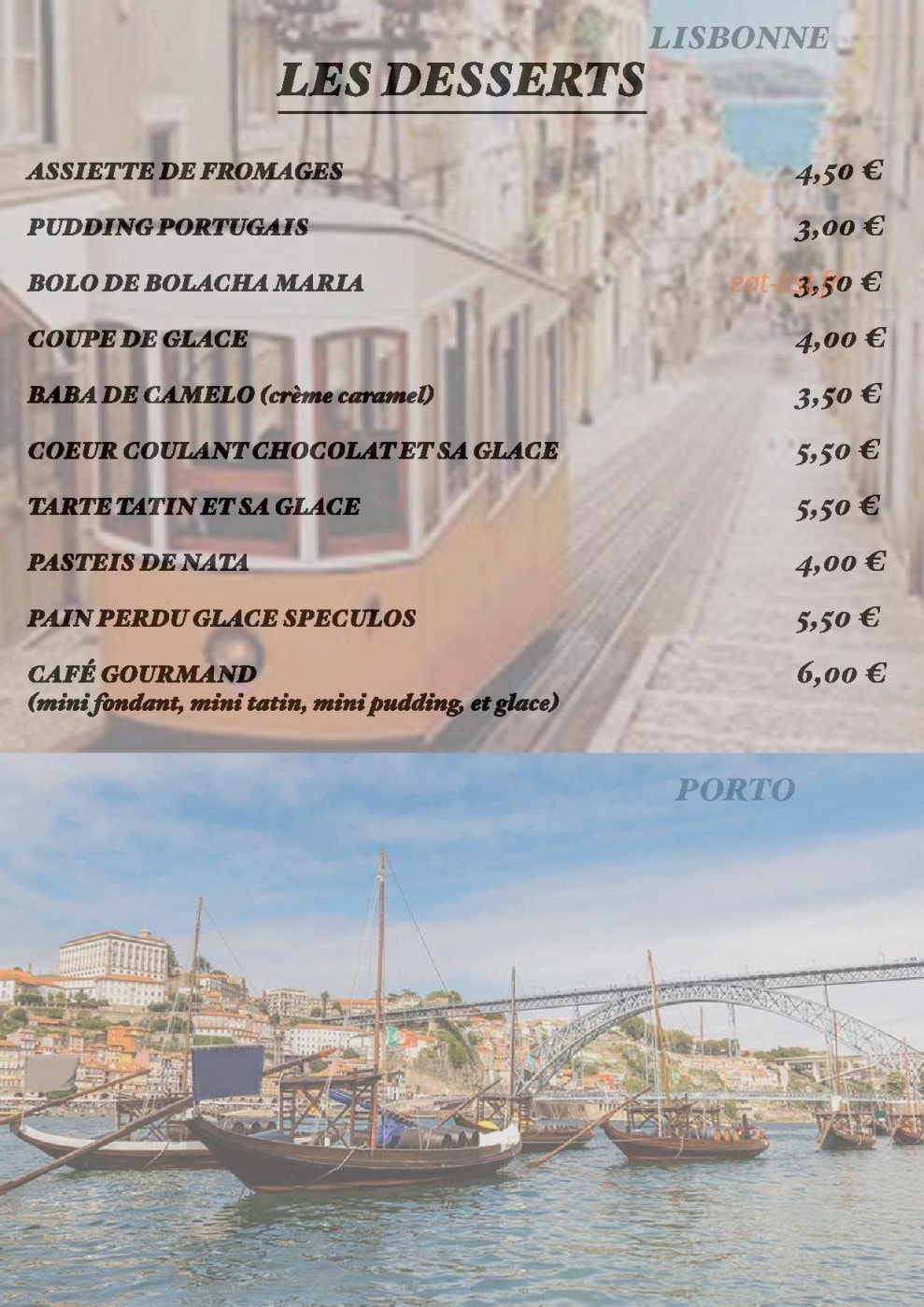 Les Deux Saveurs — carte page 4