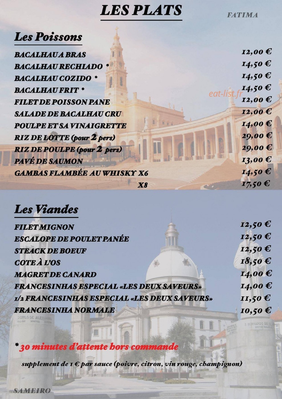 Les Deux Saveurs — carte page 3