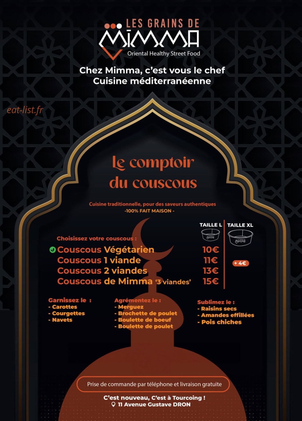 Les Grains de Mimma — carte page 1