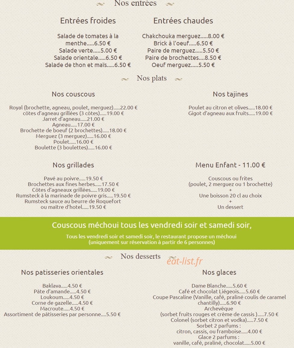 Les Oliviers — carte page 1