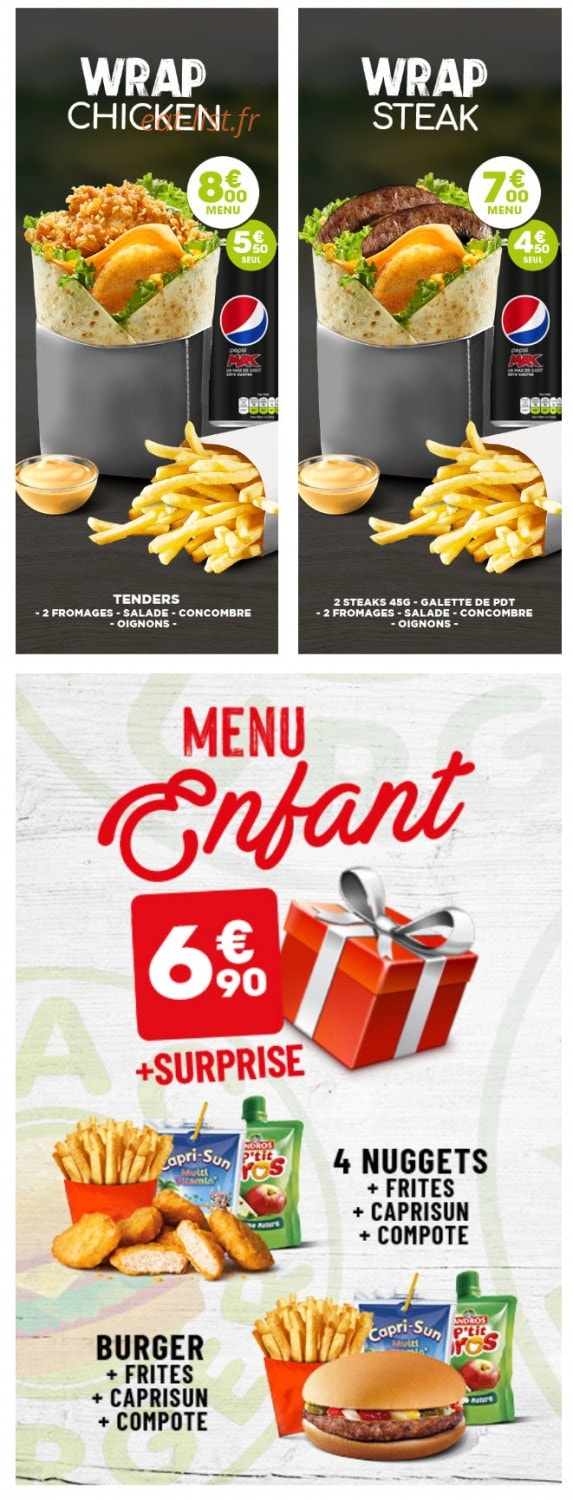 Mac Burger — carte page 5