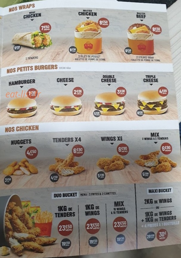 Mister Cook — carte page 4