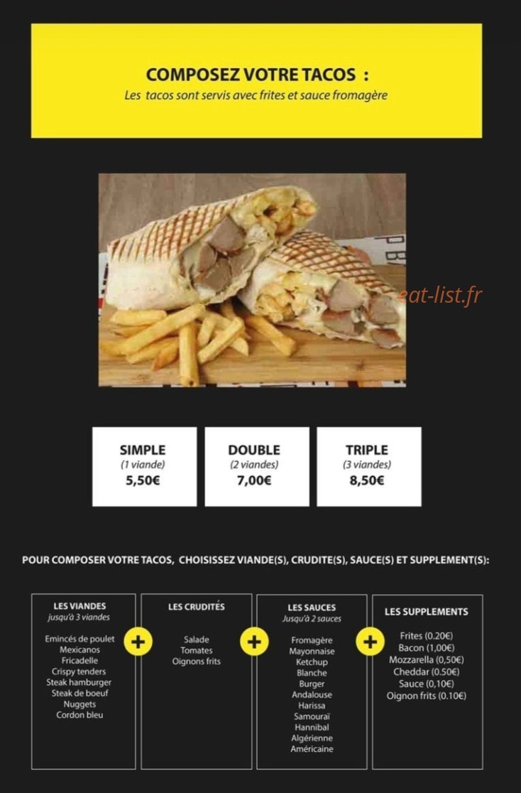 O'delices — carte page 2