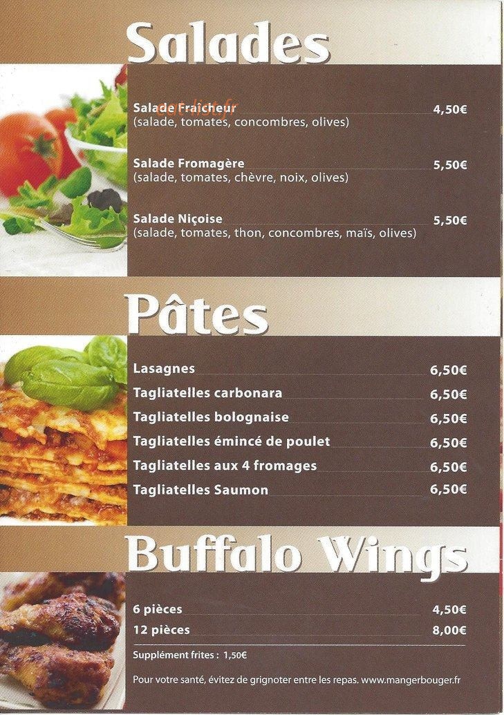 Pizz'Aléo — carte page 2