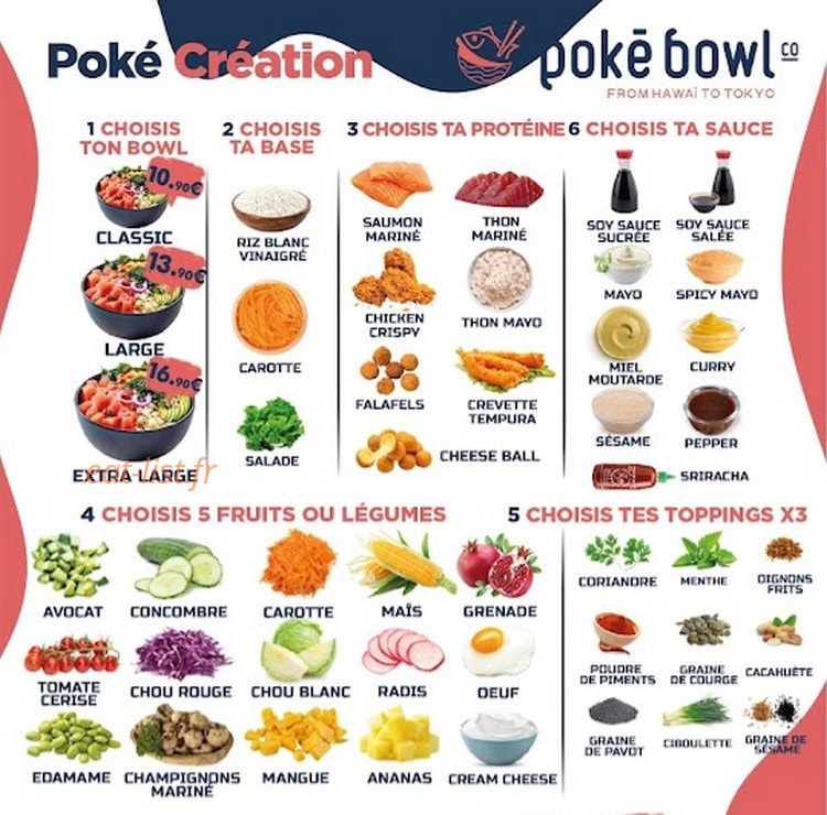 Poké Bowl Co — carte page 2