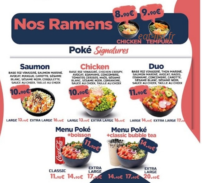 Poké Bowl Co — carte page 3