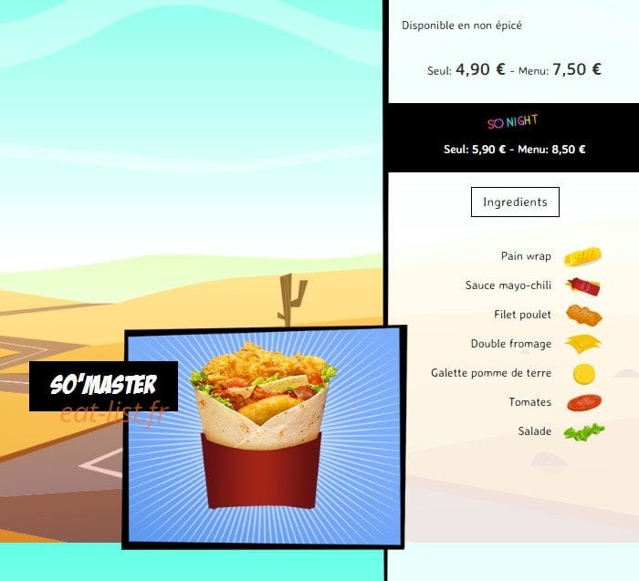 So'drive burger — carte page 24