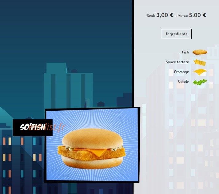 So'drive burger — carte page 30
