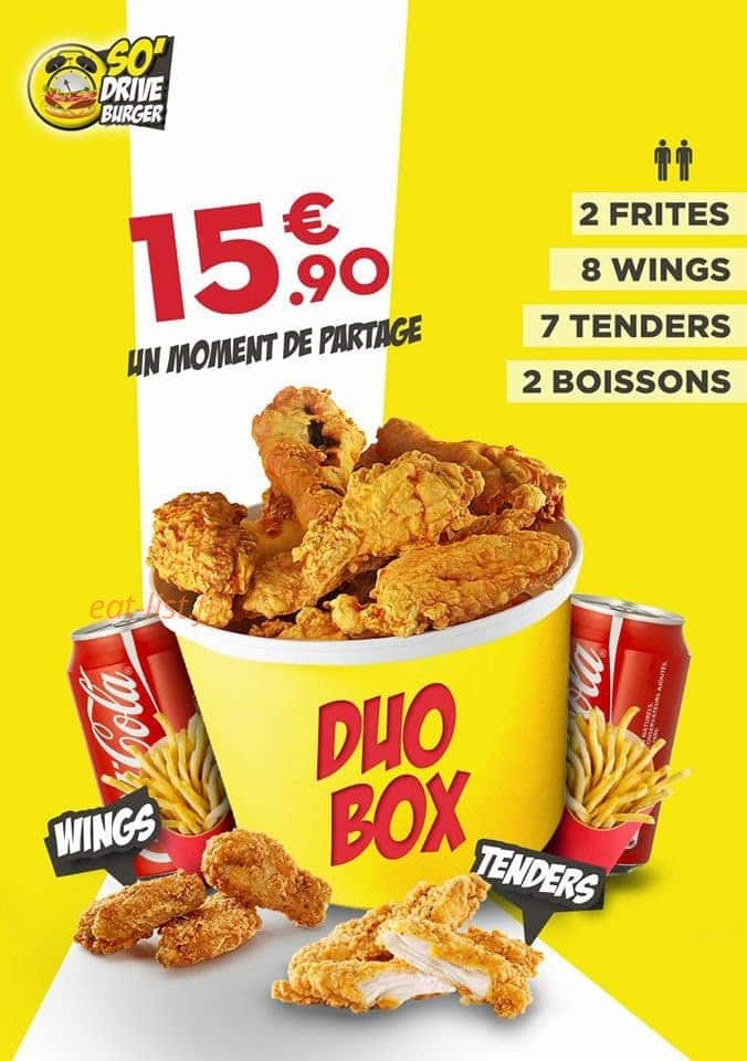 So'drive burger — carte page 2