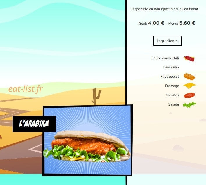 So'drive burger — carte page 22