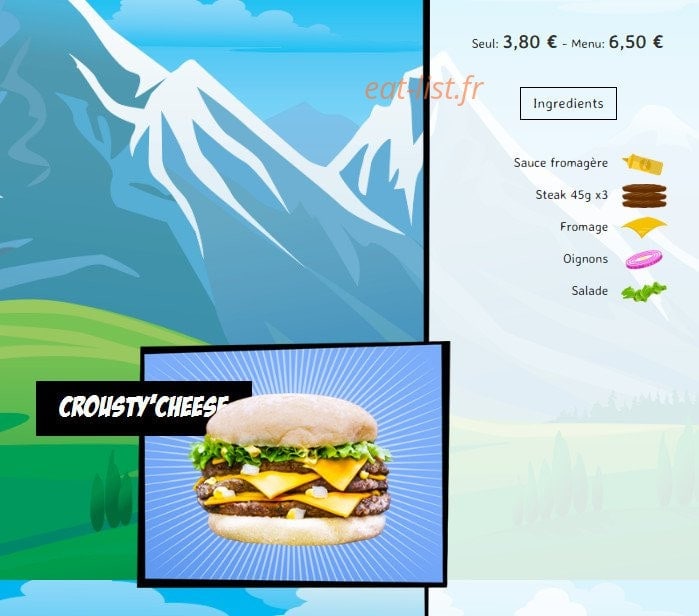 So'drive burger — carte page 5