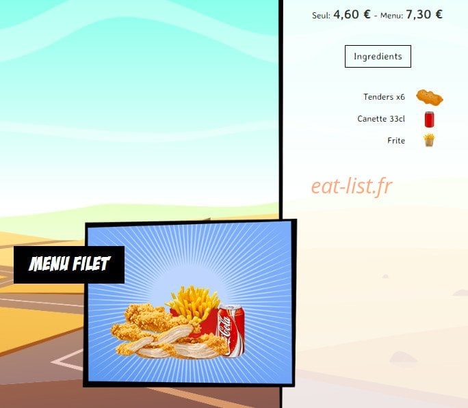 So'drive burger — carte page 16
