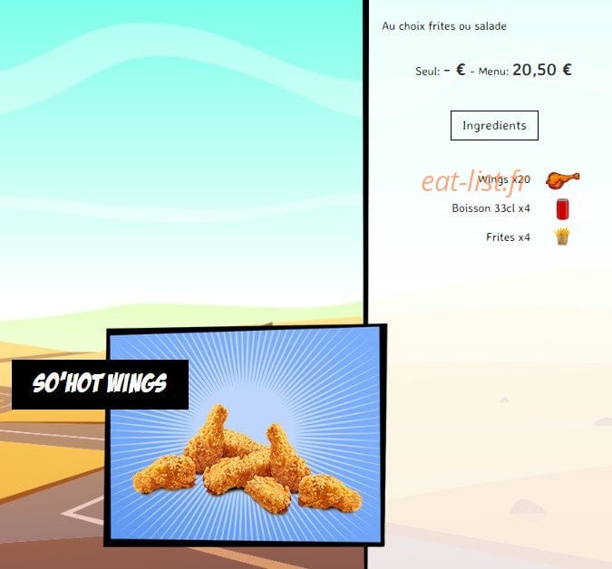 So'drive burger — carte page 13