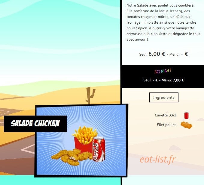 So'drive burger — carte page 19