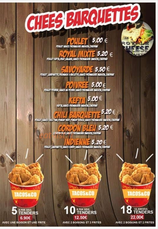 tacos&co — carte page 3