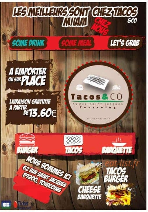 tacos&co — carte page 1