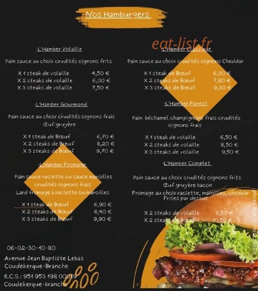 Chez L'Hamber — carte page 2