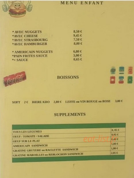 Friterie Marie — carte page 5