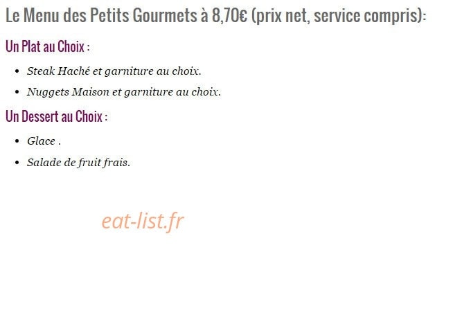 La cuis’in — carte page 1