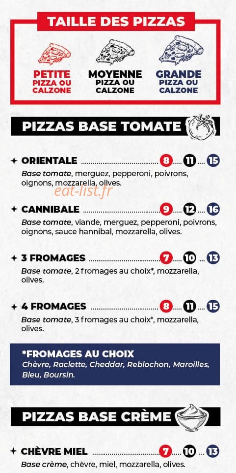Papa Pizza — carte page 4