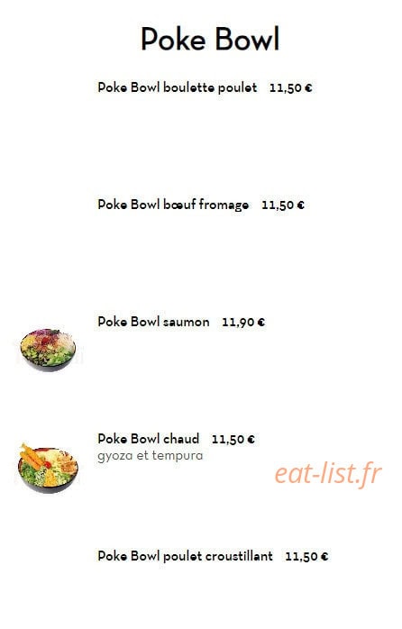 Sushi Impérial — carte page 9